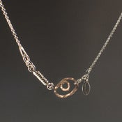 Image of #111014 tiny pretzel link necklace