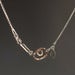 Image of #111014 tiny pretzel link necklace