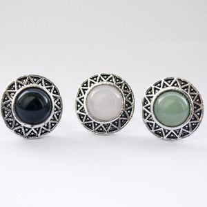 Image of Small Circle Style Ring (7 Colours)