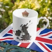 Image of mug - UK map