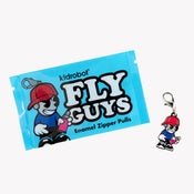 Image of Kidrobot Fly Guys Enamel Zipper Pull Series 1-Inch