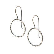 Image of Silver Foxy Hoops