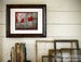 Image of Red Birds on a Wire Matted Signed Print "Let it Be"