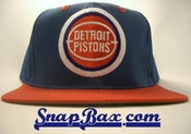 Image of VINTAGE DETROIT PISTONS TWILL AJD BAD BOYS SNAPBACK