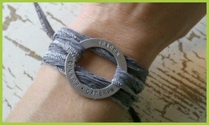 Image of Open circle Wrap bracelet