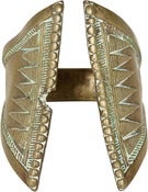 Image of 19th-C. African Brass Bracelet, Triangular