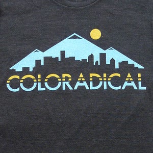 Image of Men's Coloradical Colorado Skyline T-Shirt