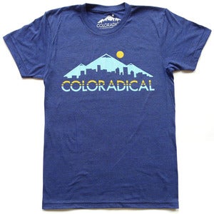 Image of Men's Coloradical Colorado Skyline T-Shirt