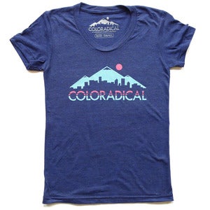 Image of Women's Coloradical Colorado Skyline T-Shirt