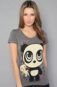 Image of The Public Zoo "Here Kitty" Shirt, Charcoal