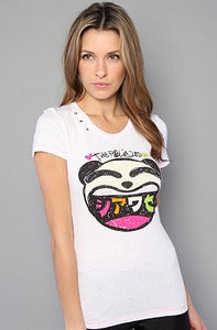 Image of The Public Zoo "Sketched Head" Shirt, White