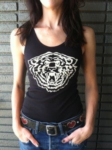 Image of GIRL'S Black TIGER BEATER TANK TOPS