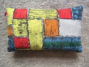 Image of COUSSIN 50 X 30 CM TISSU VINTAGE REF.674