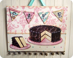 Image of "CAKE" mixed media/paper art KIT