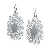 Image of Silver Flower Earrings