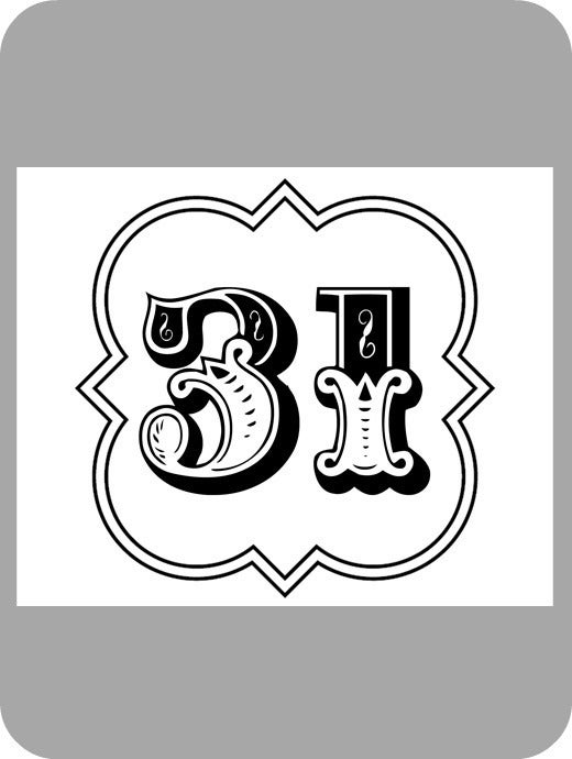 Image of #31 Vinyl Decal