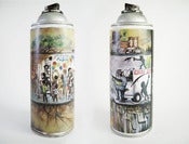 Image of "Evolution of Graffiti and Revolt" Spray Can