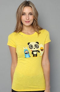 Image of The Public Zoo " Diss" Shirt, Yellow