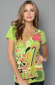 Image of The Public Zoo "Crazy Crazy World" Shirt, Green