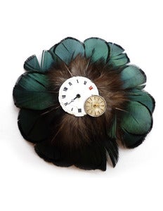Image of Little & Large Clock Brooch