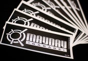 Image of Mayday Garage Serialized Sticker, 2nd Edition. 