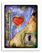 Image of 8x10" Paper Print - Hearts & Headlines - Separation Anxiety