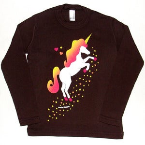 Image of UNICORN T-SHIRT BROWN