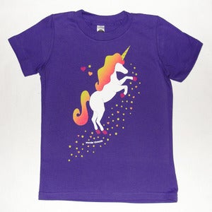 Image of UNICORN T-SHIRT PURPLE