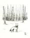 Image of PRINT :: Lord Snow's Wolf