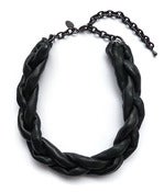 Image of Black Covered Chain Braid