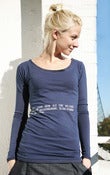 Image of Langarm-Shirt Dunkelblau mit versch. Motiven