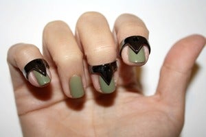 Image of nail triangle ring