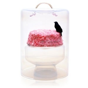 Image of Ghost Cake Plate + Lid