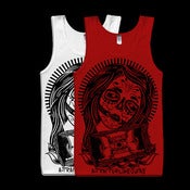 Image of Tank "death women" + Poster + Sticker