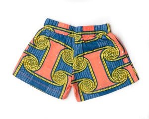 Image of Tili Bwino JOTO pattern unisex kids shorts