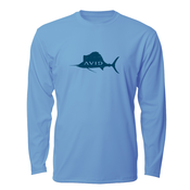 Image of Distressed Sailfish AVIDry L/S - Light Blue