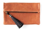 Image of Arizona leather clutch