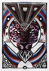Image of !!! (chk chk chk) - London 2010 - Silkscreen Poster