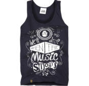 Image of We'll Drop When The Music Stops Vest - Navy