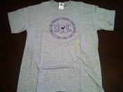 Image of Grey and Purple Shirt