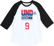 Image of BASEBALL DREAM 3/4 raglan Tee  | white/black