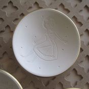 Image of Paloma's Nest Collaboration Girl Tiny Text Bowl with gold leaf -limited edition