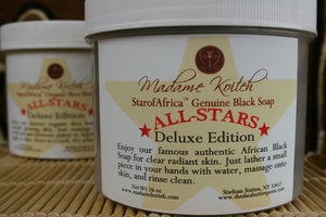 Image of Madame Koiteh All-Stars Deluxe African Black Soap and Shea Butter