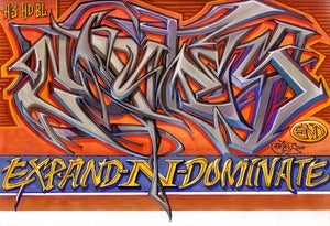 Image of Original Art- Blackbook piece- Orange crush