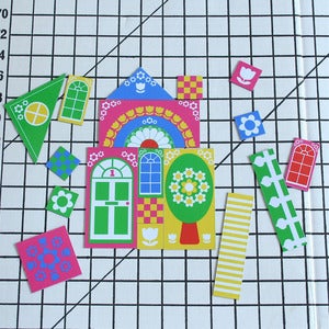 Image of Colourful House Magnets