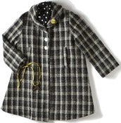 Image of swing coat- plaid