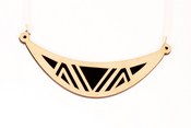 Image of Geometric navajo birch necklace