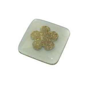 Image of Gold Flower Mini Magnet