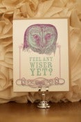 Image of Owl: Wiser Yet