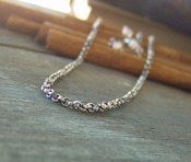 Image of Sterling silver Oxidized rolo chain choose your length